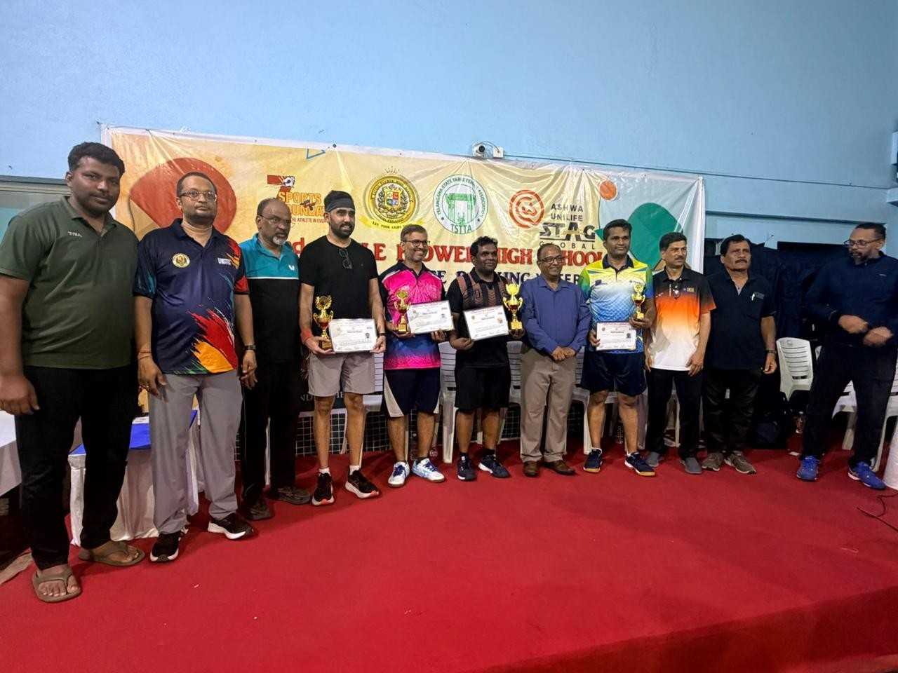 LITTLE FLOWER HIGH SCHOOL TELANGANA STATE RANKING VETERANS TABLE TENNIS TOURNAMENT 2026