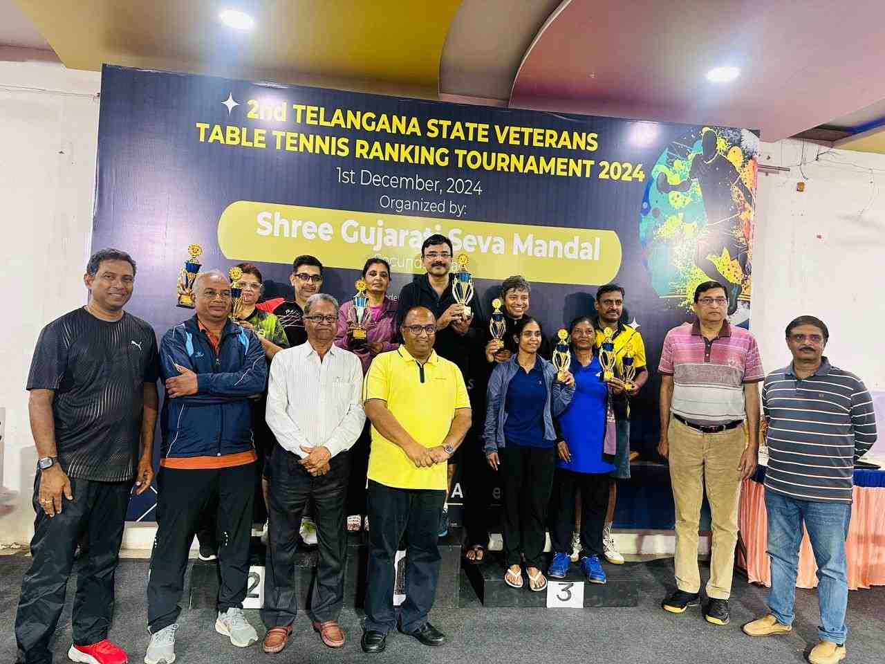 2nd Telangana State Veterans Table Tennis Championship 2024