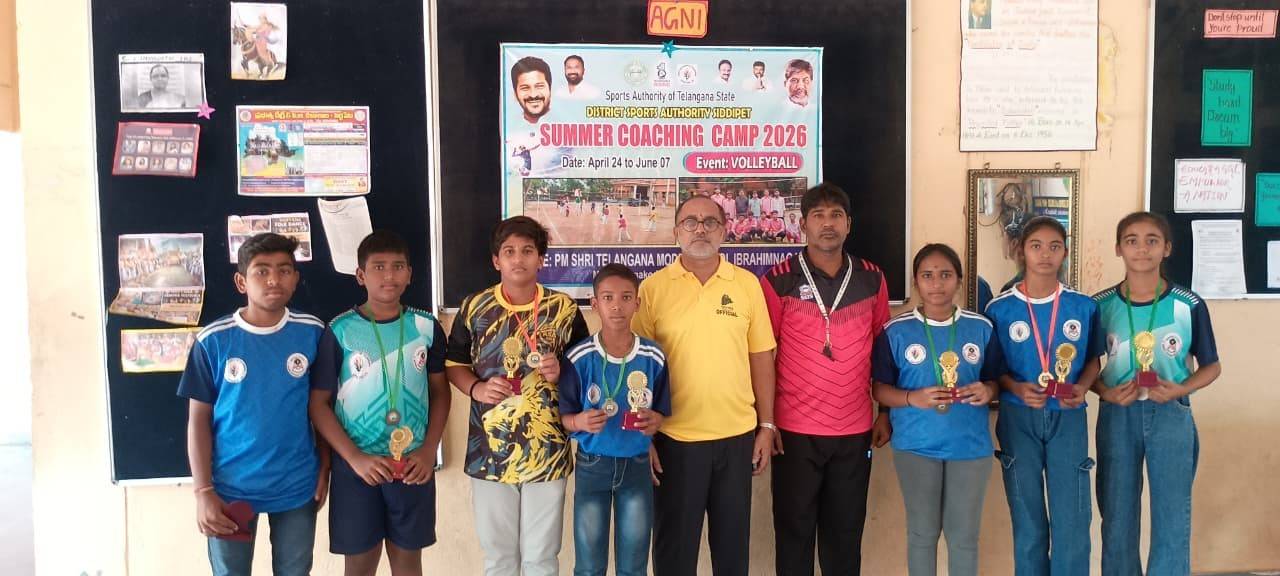 TT summer camp conducted at Chinnakodur mdl Siddipet - MEDAK