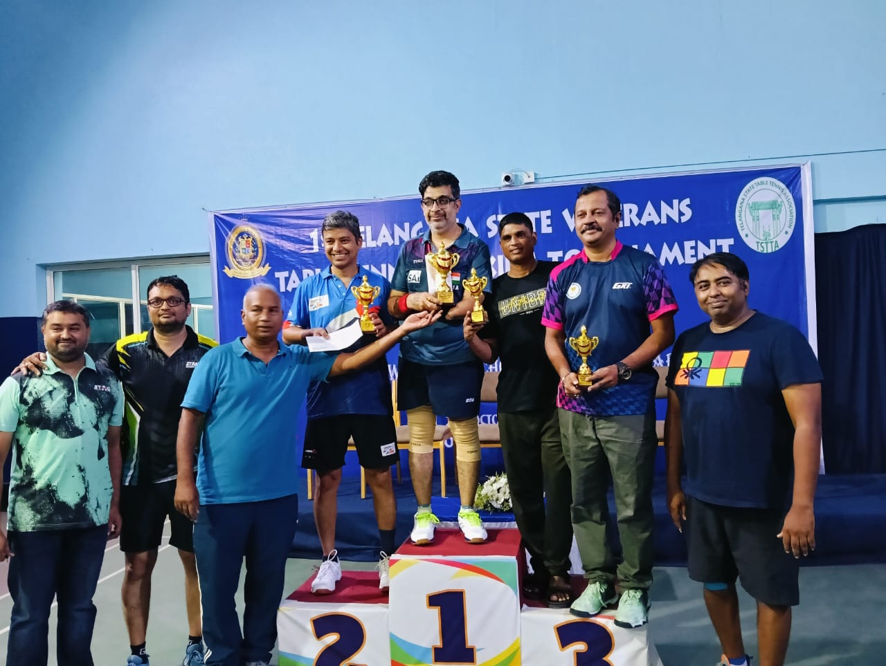 1st Telangana State Veterans Table Tennis Ranking Tournament-2024
