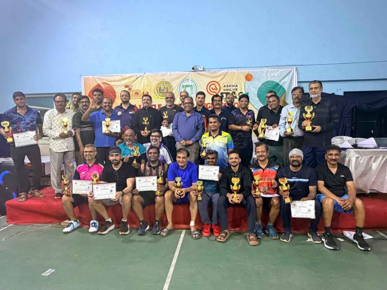 LITTLE FLOWER HIGH SCHOOL TELANGANA STATE RANKING VETERANS TABLE TENNIS TOURNAMENT 2026