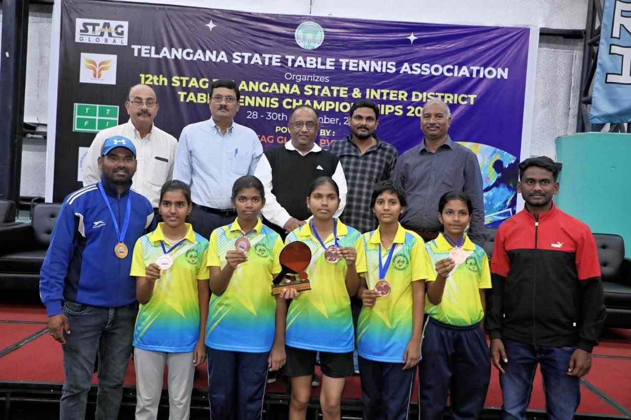 12th STAG Telangana State & Inter District Table Tennis Championships 2025