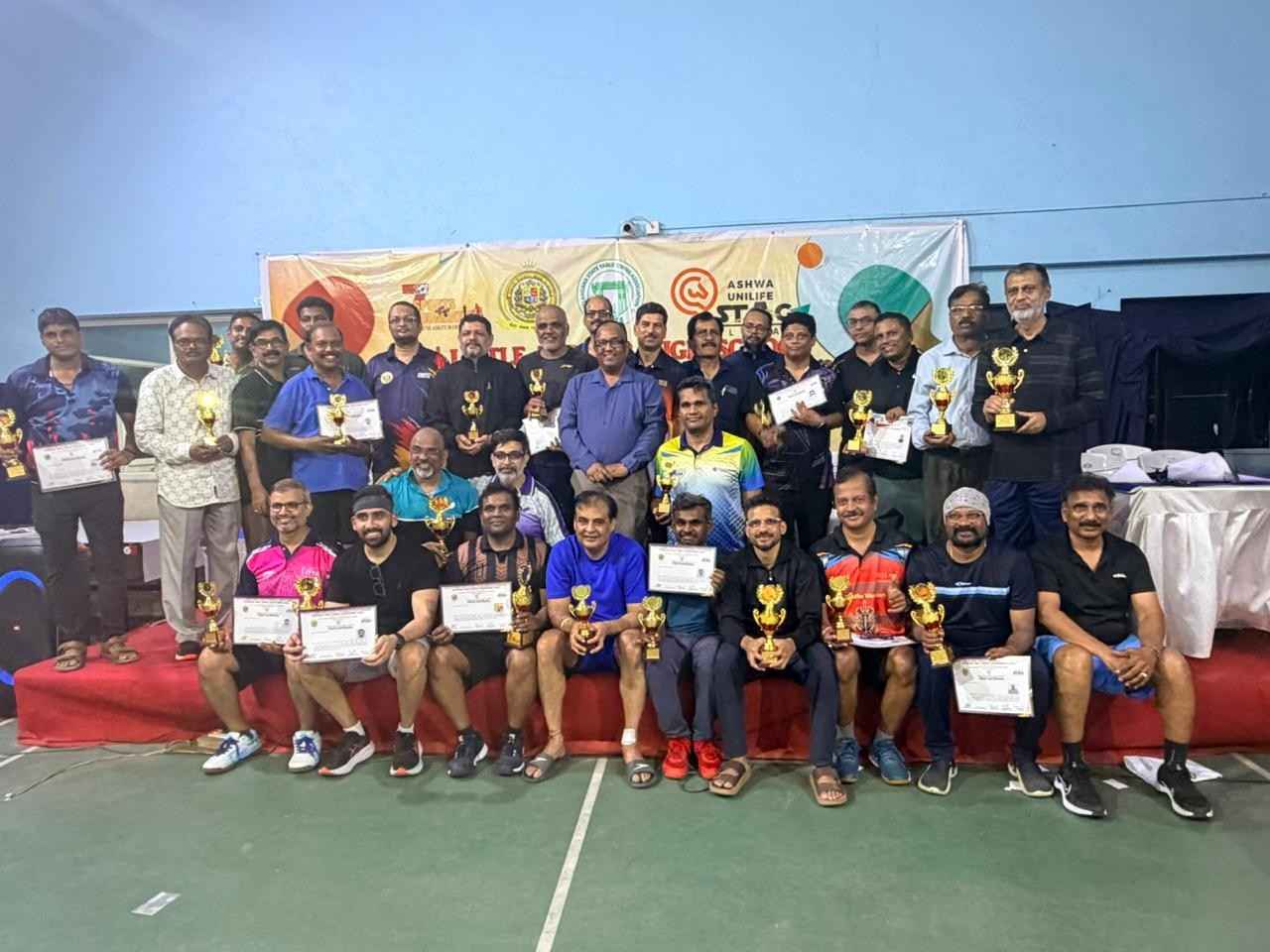 LITTLE FLOWER HIGH SCHOOL TELANGANA STATE RANKING VETERANS TABLE TENNIS TOURNAMENT 2026